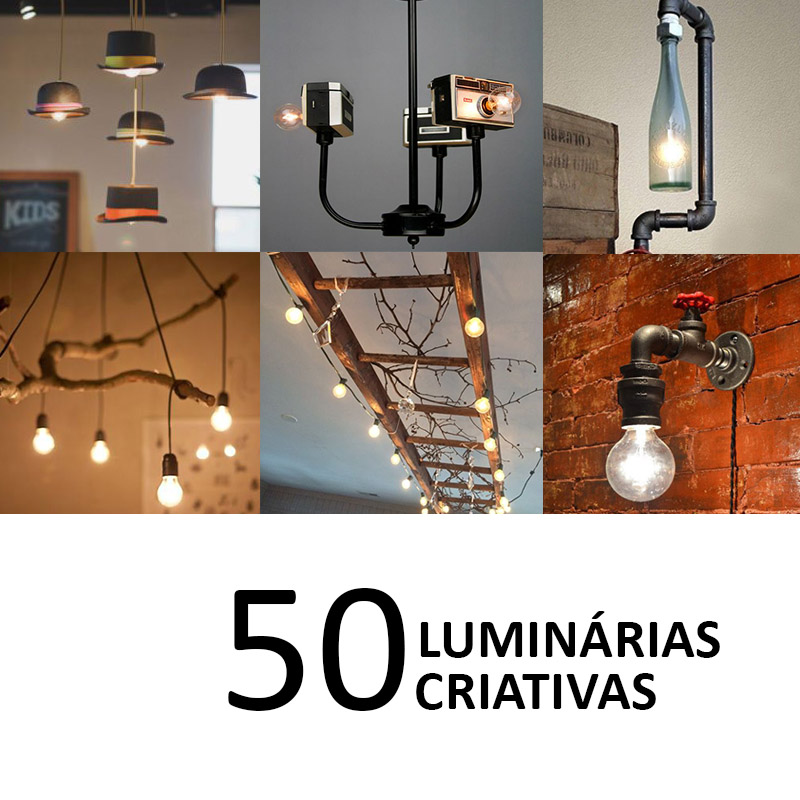 64 luminárias criativas